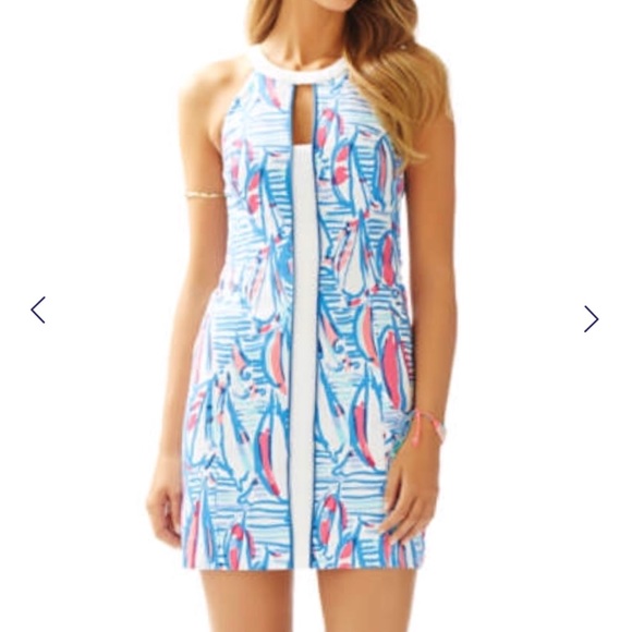 Lilly Pulitzer Dresses & Skirts - EUC Lilly Pulitzer Pearl Shift in Red Right Return